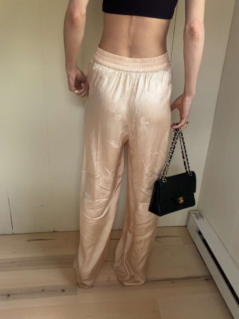 Victoria's Secret pink silky pants cottage core fairy core beachy costal - Picture 3 of 8